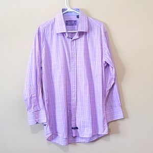 English Laundry Plaid Dress Shirt